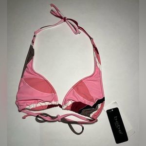 Pink Bebe Bikini Top